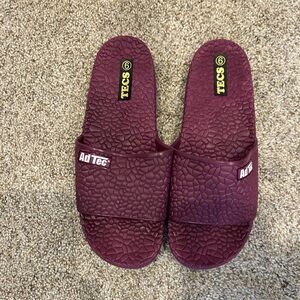 NEW AD TECS Maroon Slide Sandals